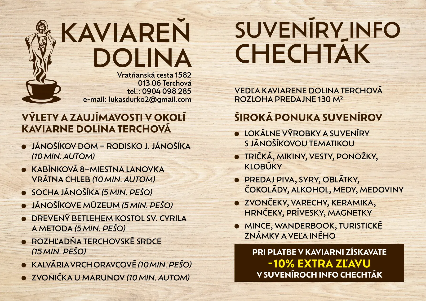 Klasické menu Kaviarne Dolina - strana 4